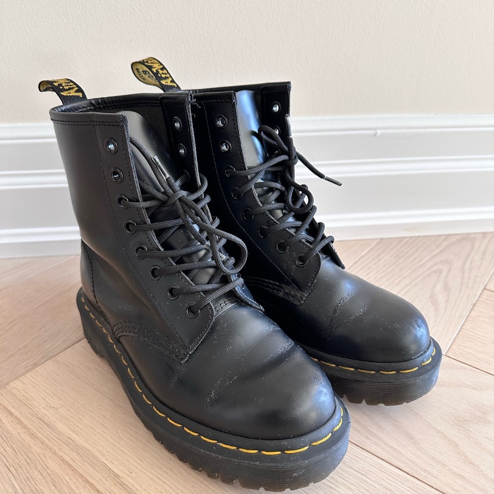 Dr. Martens Black Combat Boots